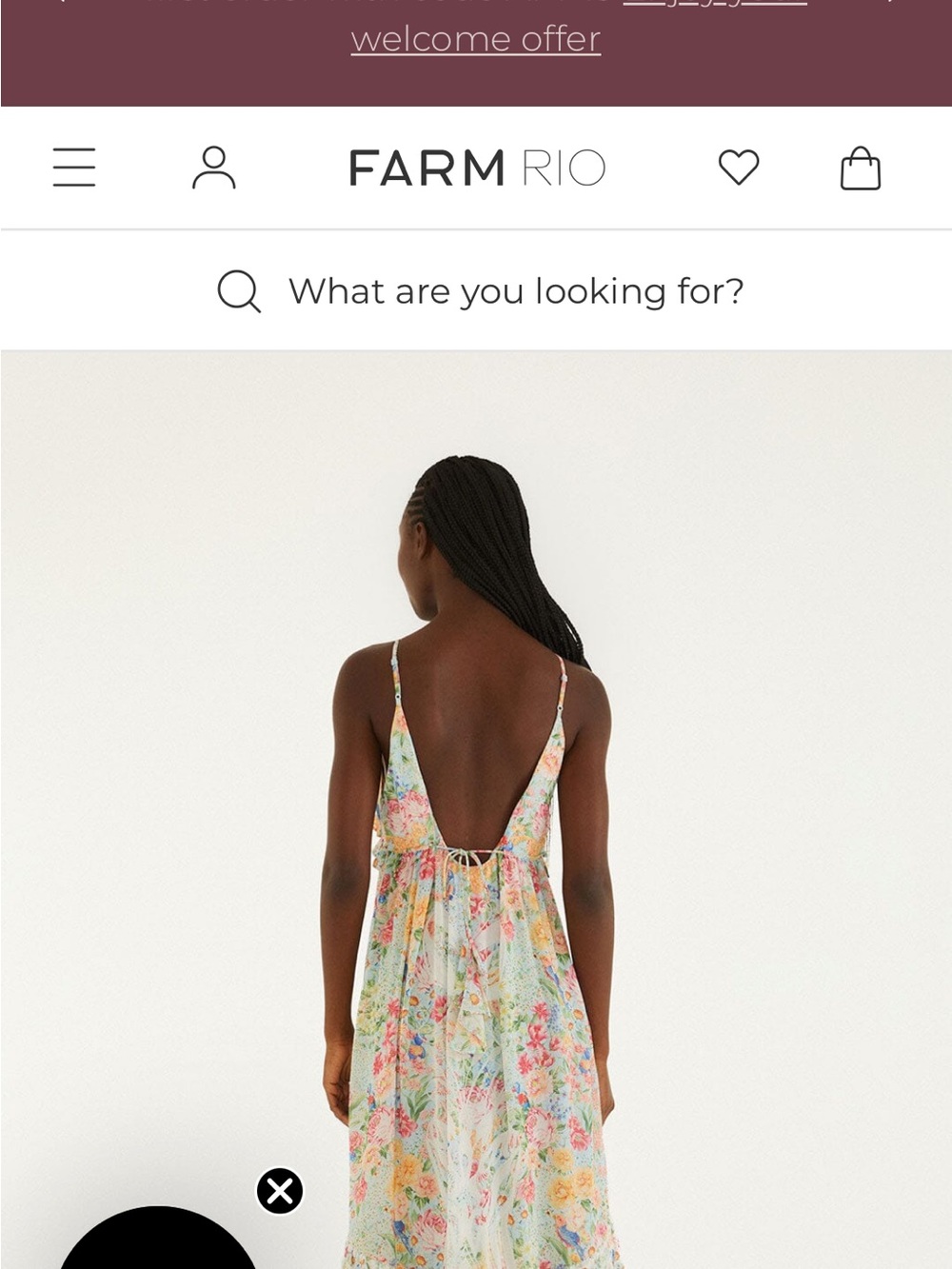 Farm Rio Multicolor Rendeira Ruffled Sleeveless Maxi Dress - Picture 5 of 5